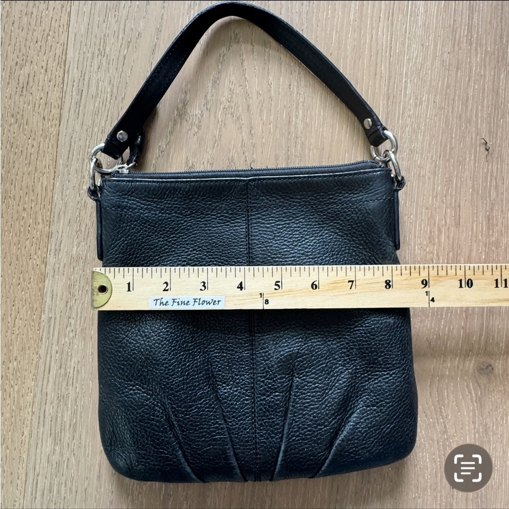COACH Brooke Black Pebbled Leather purse - Picture 6 of 12